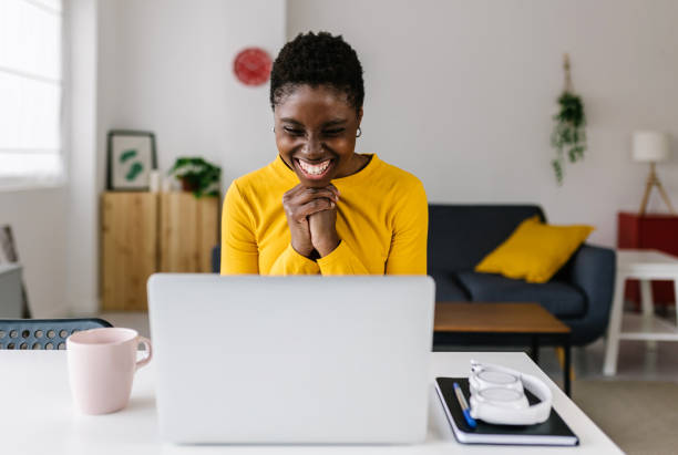 Person working from home